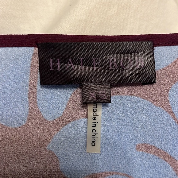 Hale Bob short sleeve Hawaiian print beaded shirt - Picture 2 of 7